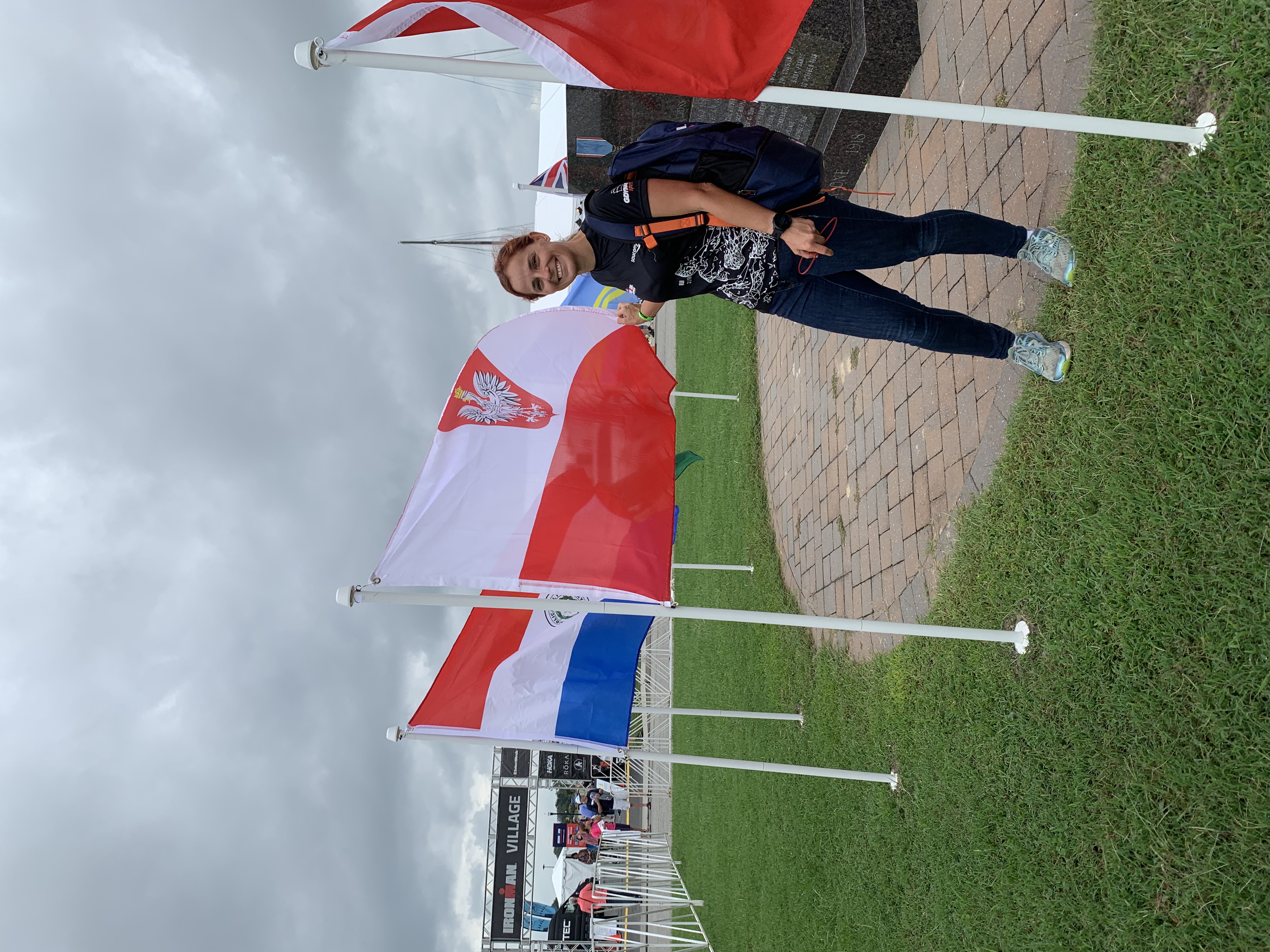 Ironman Maryland flags - Poland is represented!