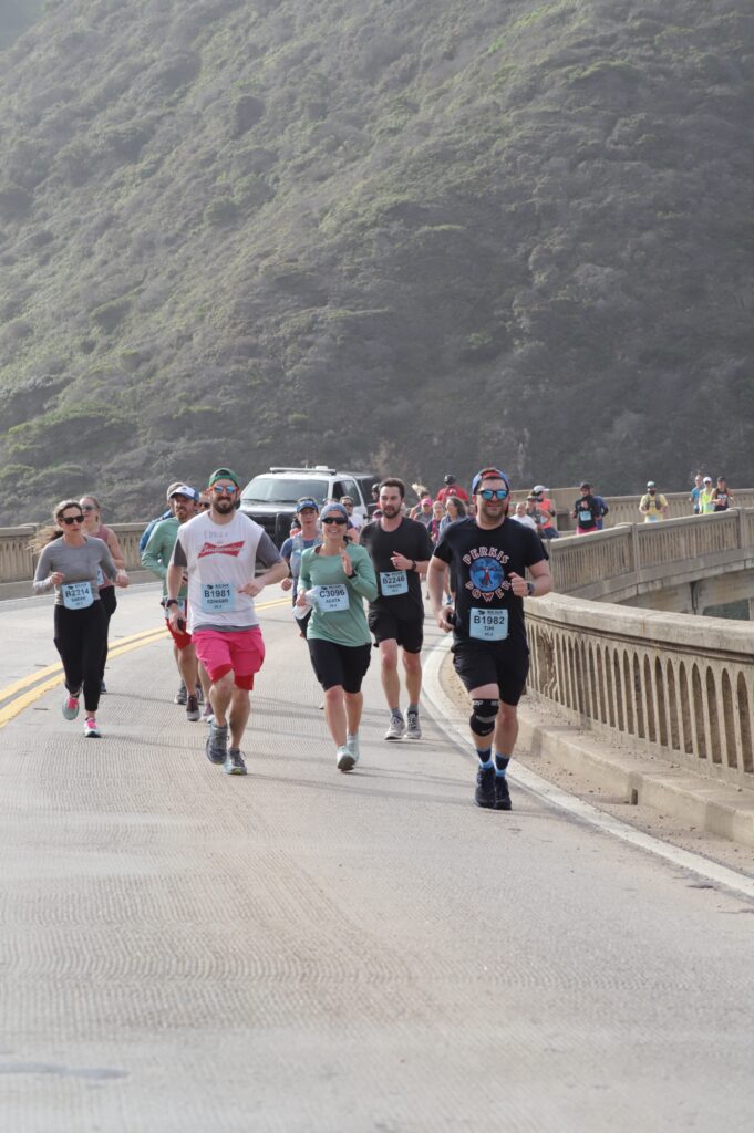 Most scenic part of Big Sur Marathon