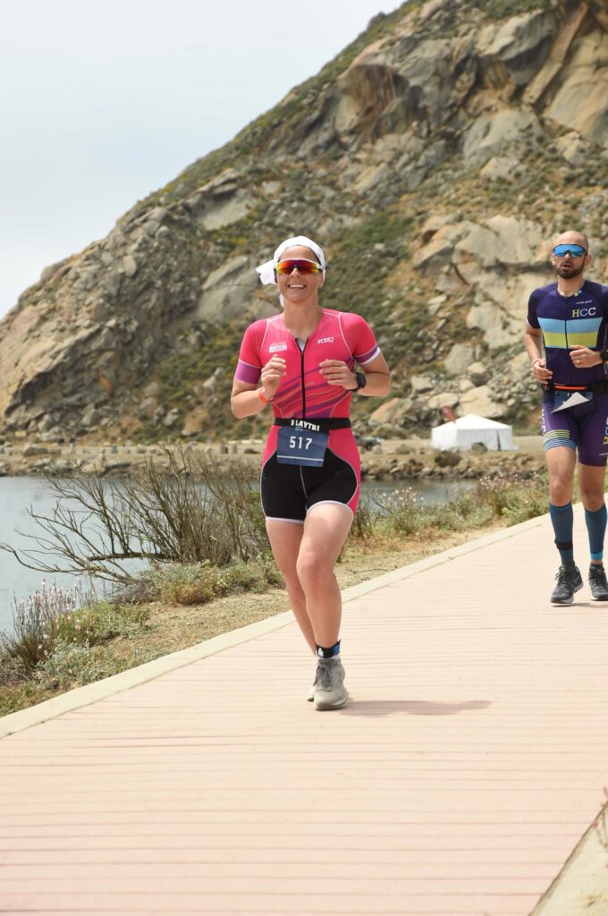 Running by Morro Rock